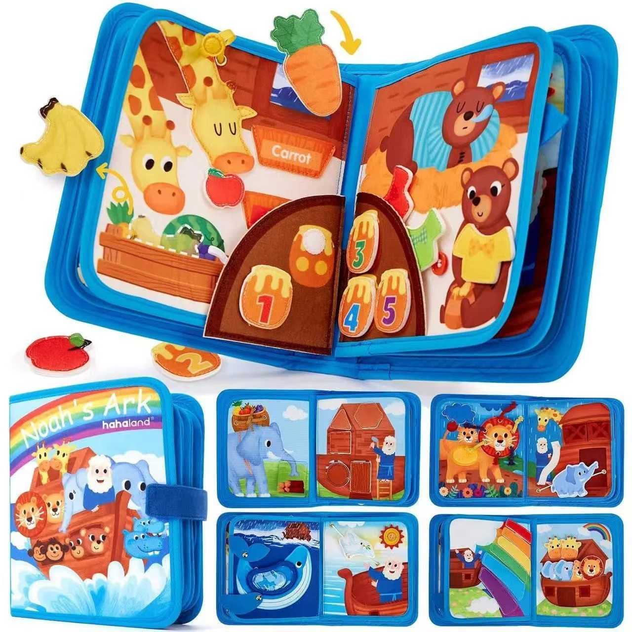 Felt Montessori Busy Board Educational Toy — image 6