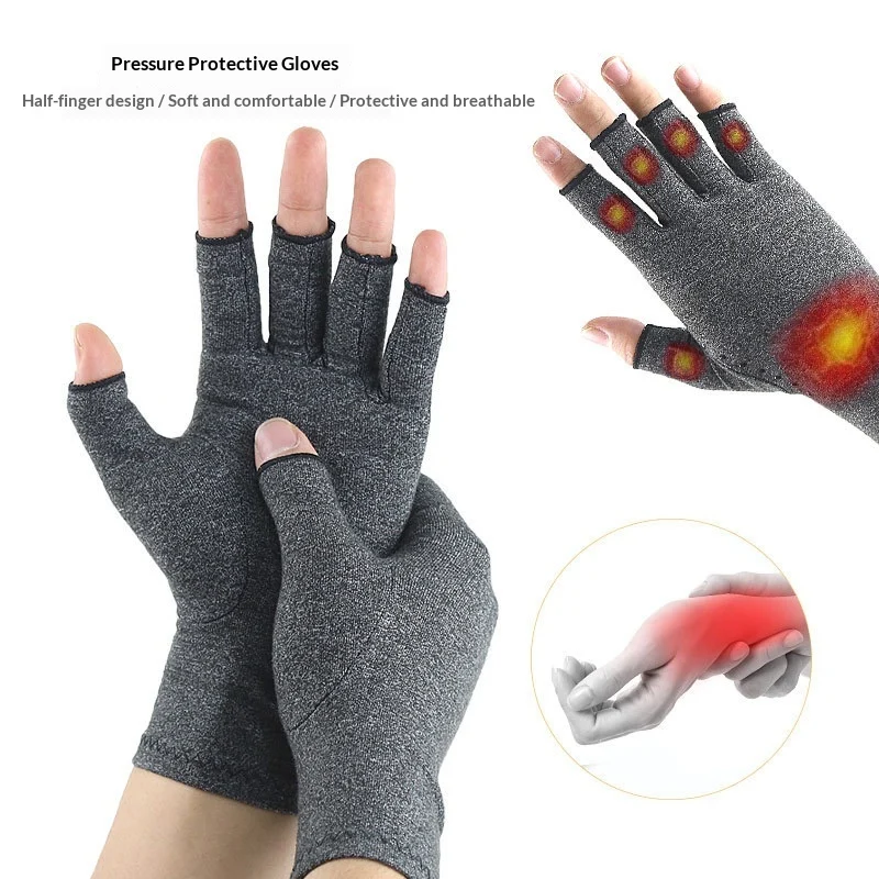 Fingerless Gloves, Pressure-resistant Fitness Protection — image 2