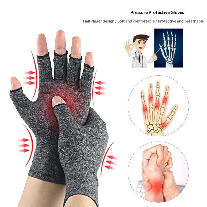 Fingerless Gloves, Pressure-resistant Fitness Protection — image 7