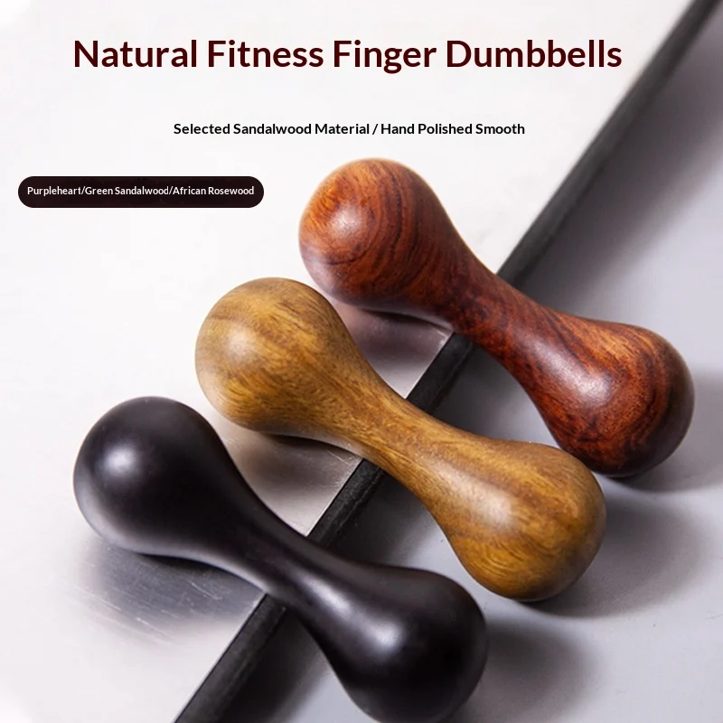 Fingertip Dumbbell Wooden Hand Toy Promotes Finger Dexterity And Joint Relaxation — image 4