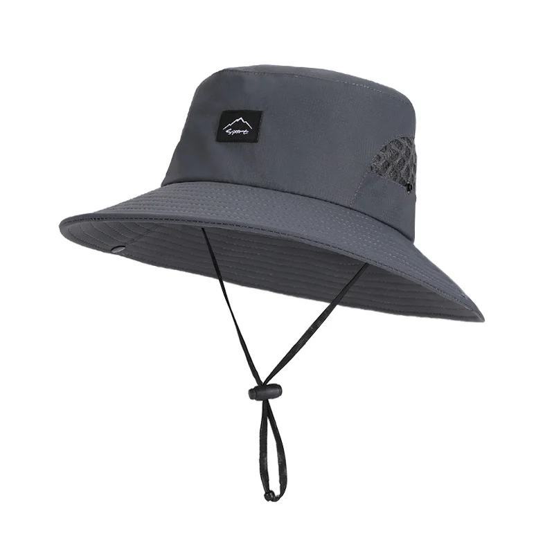 Fishing Hat Wide-brim Bucket Sun-protection For Hiking — image 3