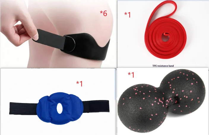 Fitness Basketball Jump Rope And Protective Gear Patellar Strap Set — image 2