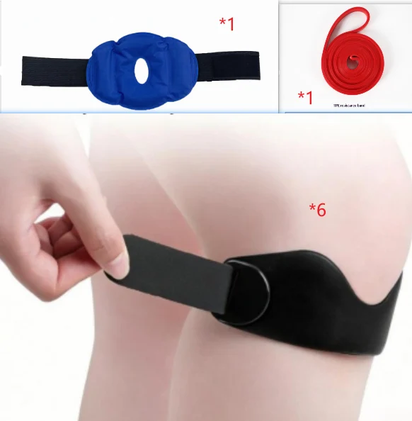 Fitness Basketball Jump Rope And Protective Gear Patellar Strap Set — image 3