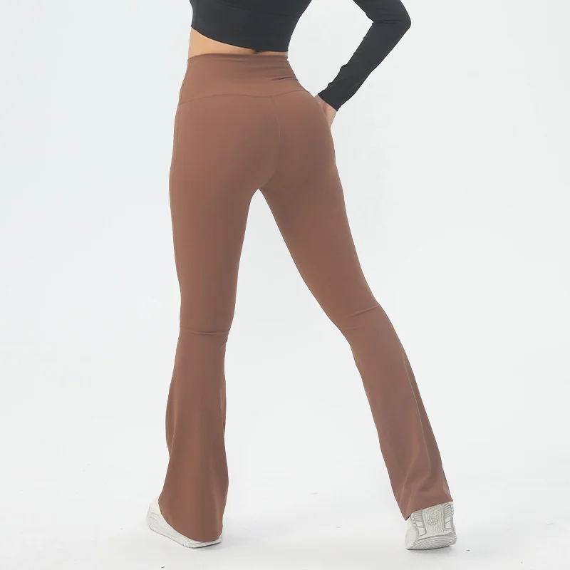 Fitness Pants With Wide Legs Slimming When Worn As Outerwear Suitable For Outdoor Styling — image 2