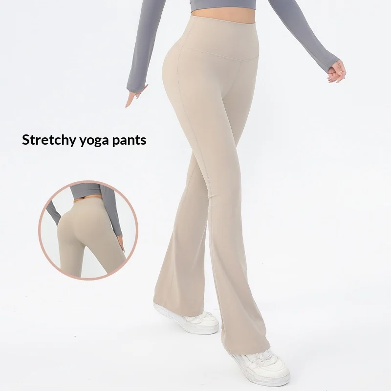 Fitness Pants With Wide Legs Slimming When Worn As Outerwear Suitable For Outdoor Styling — image 8
