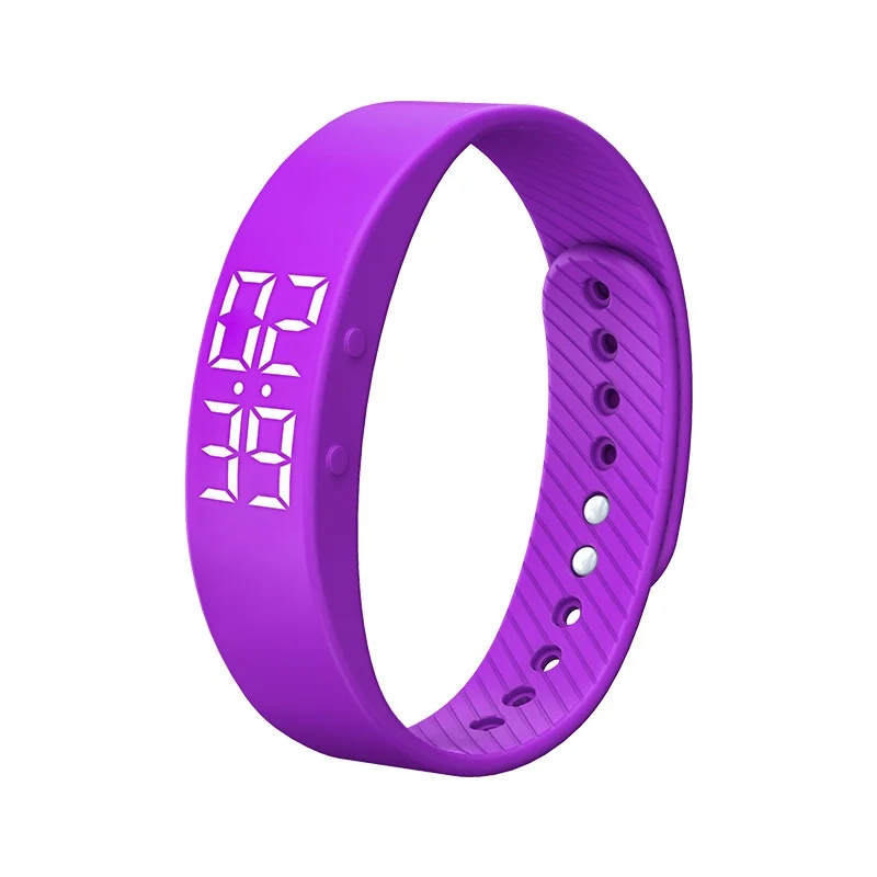 Fitness Smart Bracelet Waterproof Pedometer LED Watch Vibration Alarm Student… — image 8