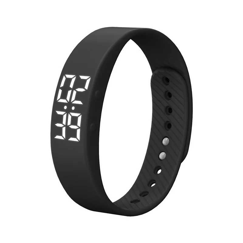 Fitness Smart Bracelet Waterproof Pedometer LED Watch Vibration Alarm Student… — image 5