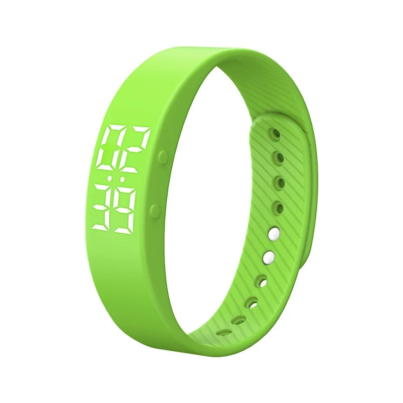 Fitness Smart Bracelet Waterproof Pedometer LED Watch Vibration Alarm Student… — image 6