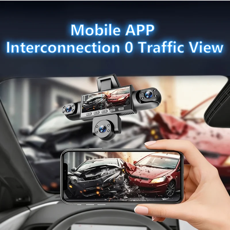 Five Camera Driving Recorder, 1080P High-definition Night Vision, Mobile App For… — image 2