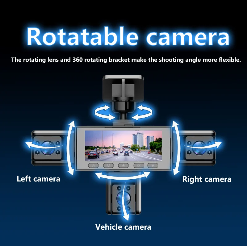 Five Camera Driving Recorder, 1080P High-definition Night Vision, Mobile App For… — image 7