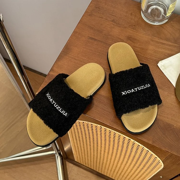 Flat Bottomed Comfortable Cotton Mop, Retro Autumn And Winter One Line Versatile For… — image 3