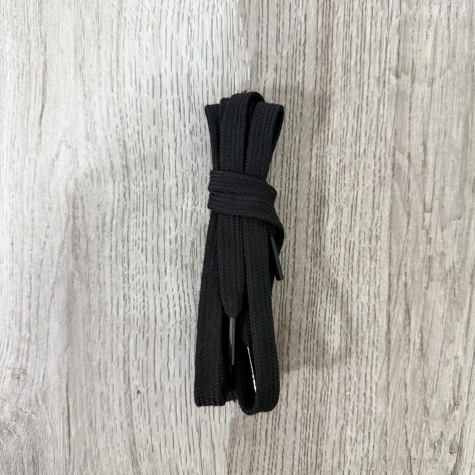 Flat Solid-color Cotton Shoelaces — image 5