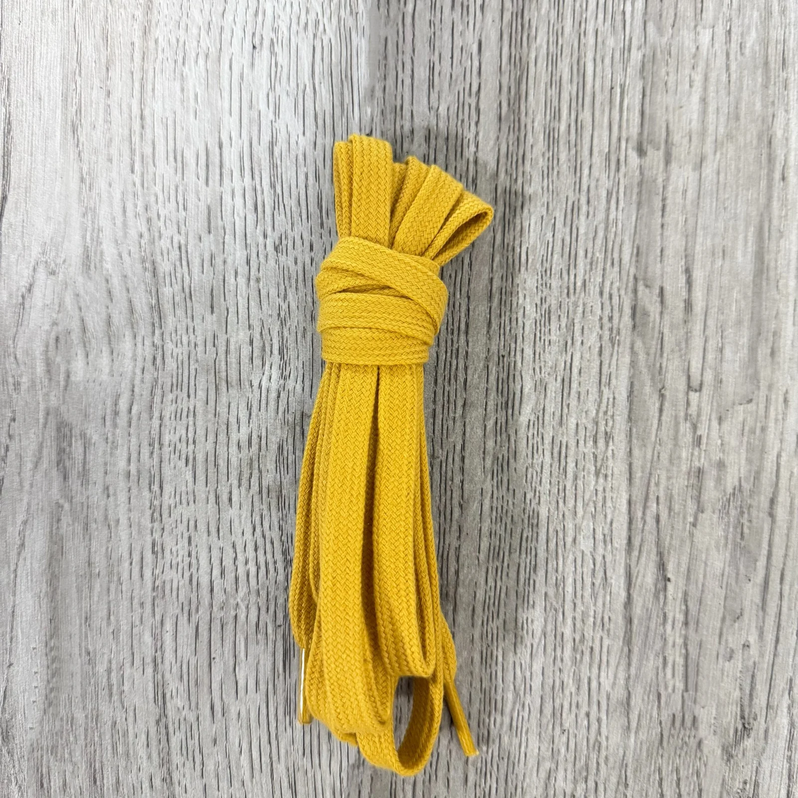 Flat Solid-color Cotton Shoelaces — image 2