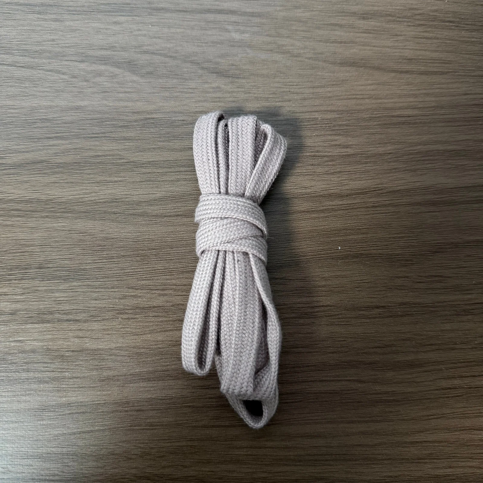 Flat Solid-color Cotton Shoelaces — image 7