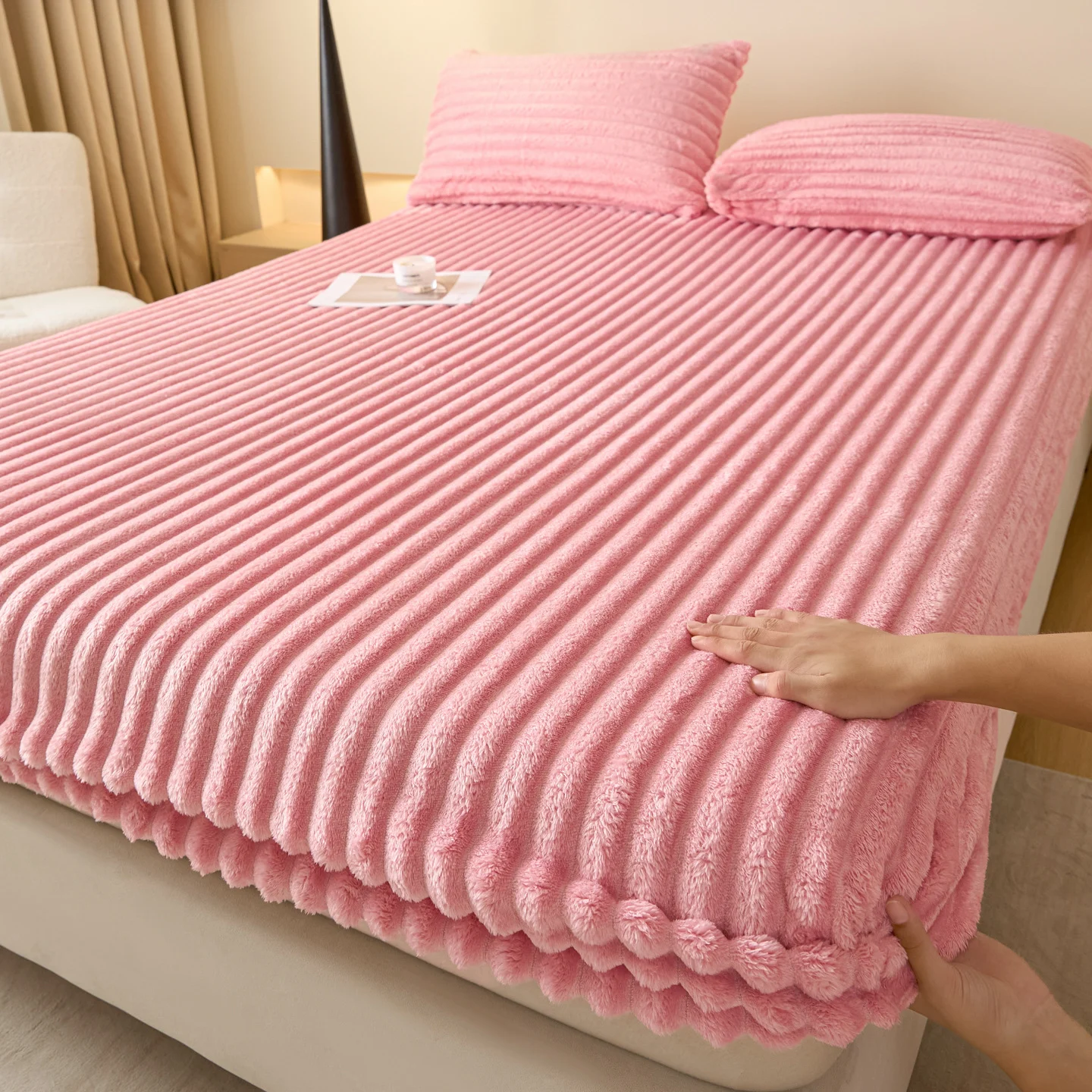Fleece-lined Bedspread Single Piece — image 2