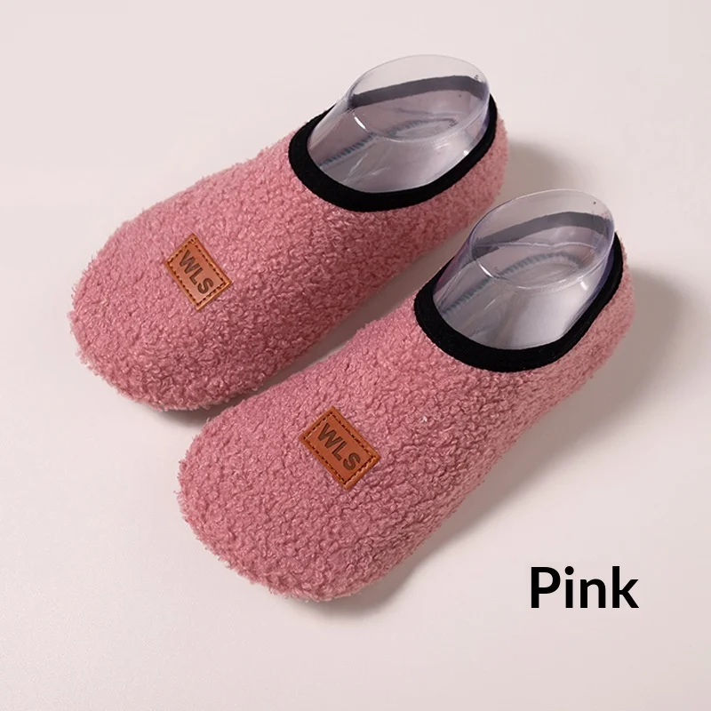 Fleece-lined Floor Socks Non-slip Soft-soled Indoor Shoes And — image 7