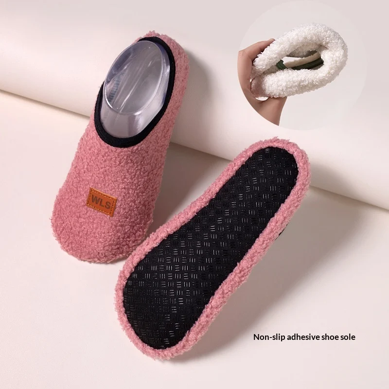 Fleece-lined Floor Socks Non-slip Soft-soled Indoor Shoes And — image 8