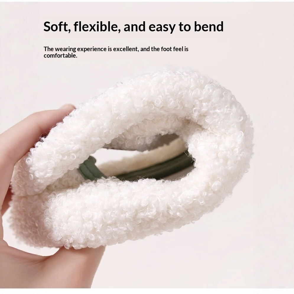 Fleece-lined Floor Socks Non-slip Soft-soled Indoor Shoes And — image 3
