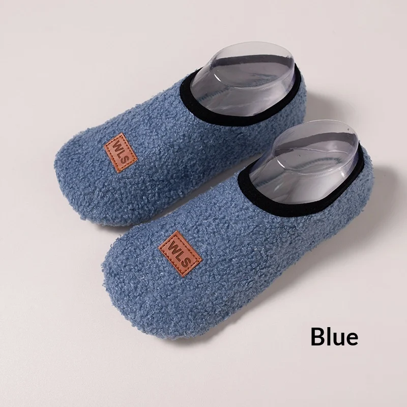 Fleece-lined Floor Socks Non-slip Soft-soled Indoor Shoes And — image 6