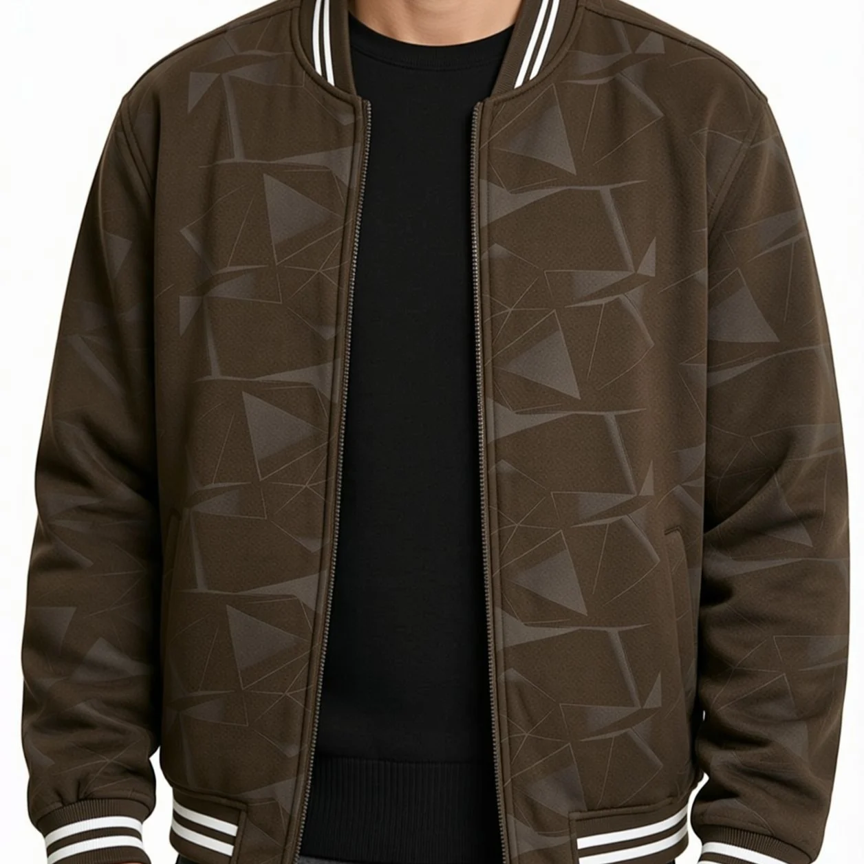 Fleece-lined Jacket Men's Hooded Sweatshirt — image 3