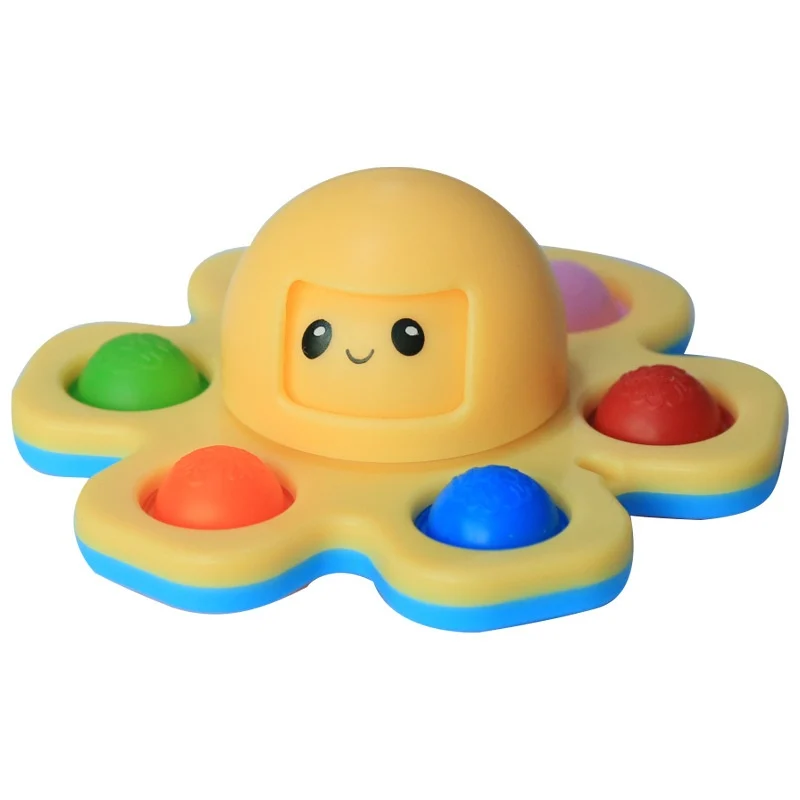 Flip-and-change Octopus Bubble Stress-relief Creative Toy — image 3