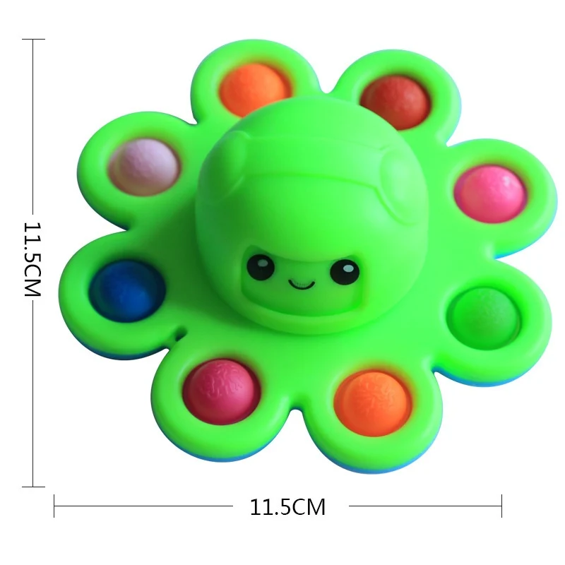 Flip-and-change Octopus Bubble Stress-relief Creative Toy — image 12