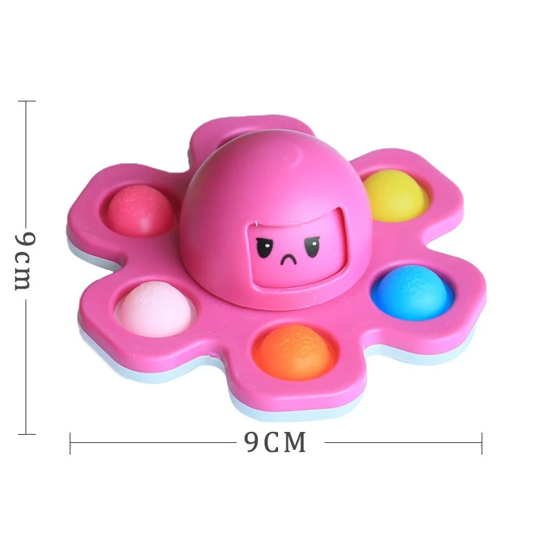 Flip-and-change Octopus Bubble Stress-relief Creative Toy — image 5