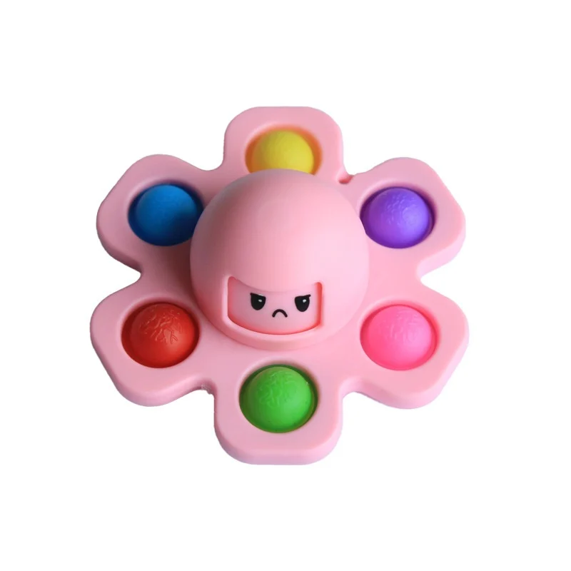 Flip-and-change Octopus Bubble Stress-relief Creative Toy — image 6