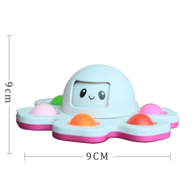 Flip-and-change Octopus Bubble Stress-relief Creative Toy — image 9