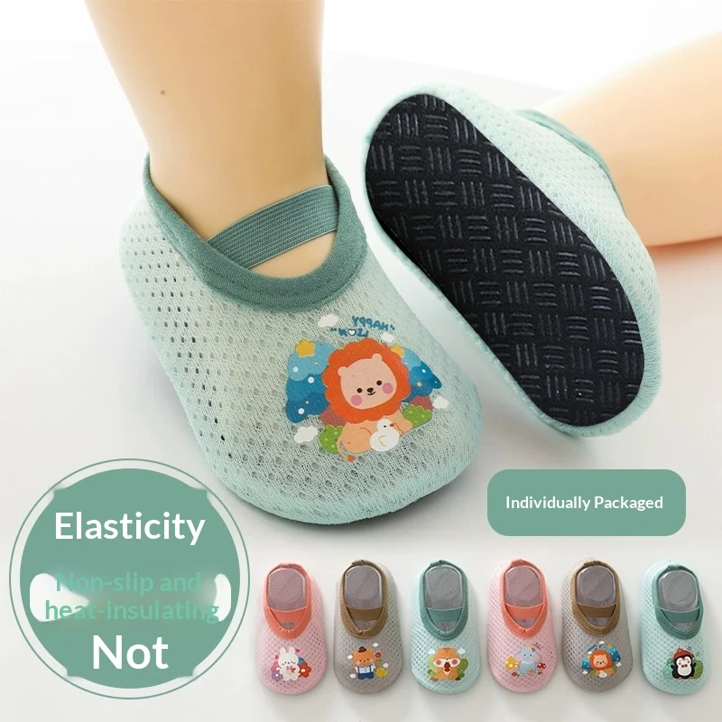 Floor Socks For Children And Babies Summer Thin Style Toddlers Learning To Walk — image 4