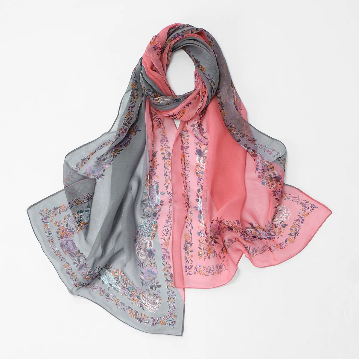 Floral Elegant Versatile Womens Fashionable Outer Shawl — image 4