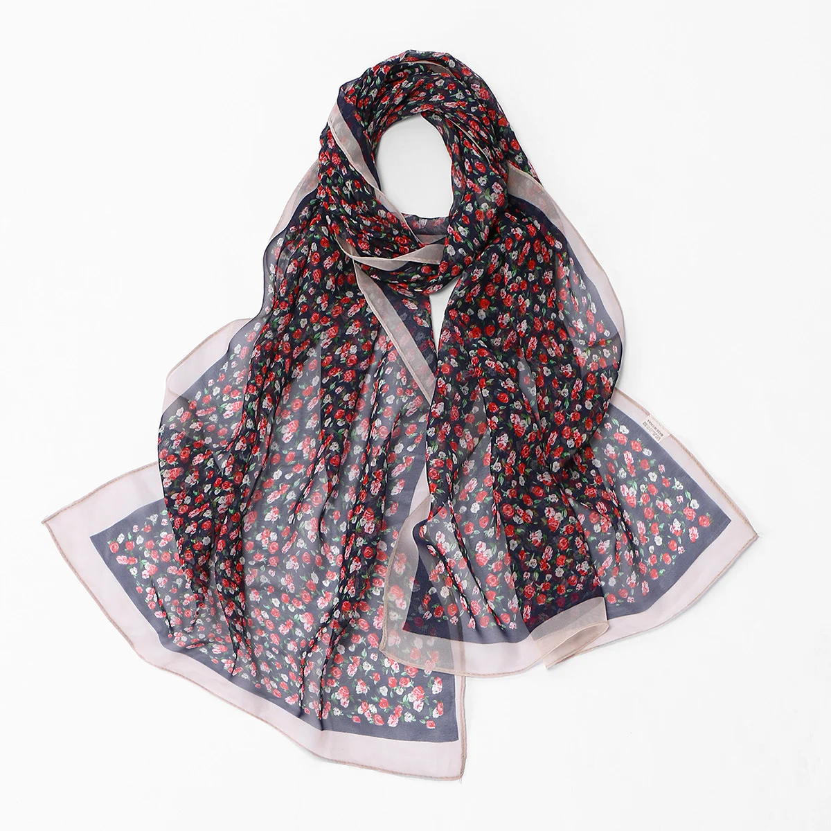 Floral Elegant Versatile Womens Fashionable Outer Shawl — image 3