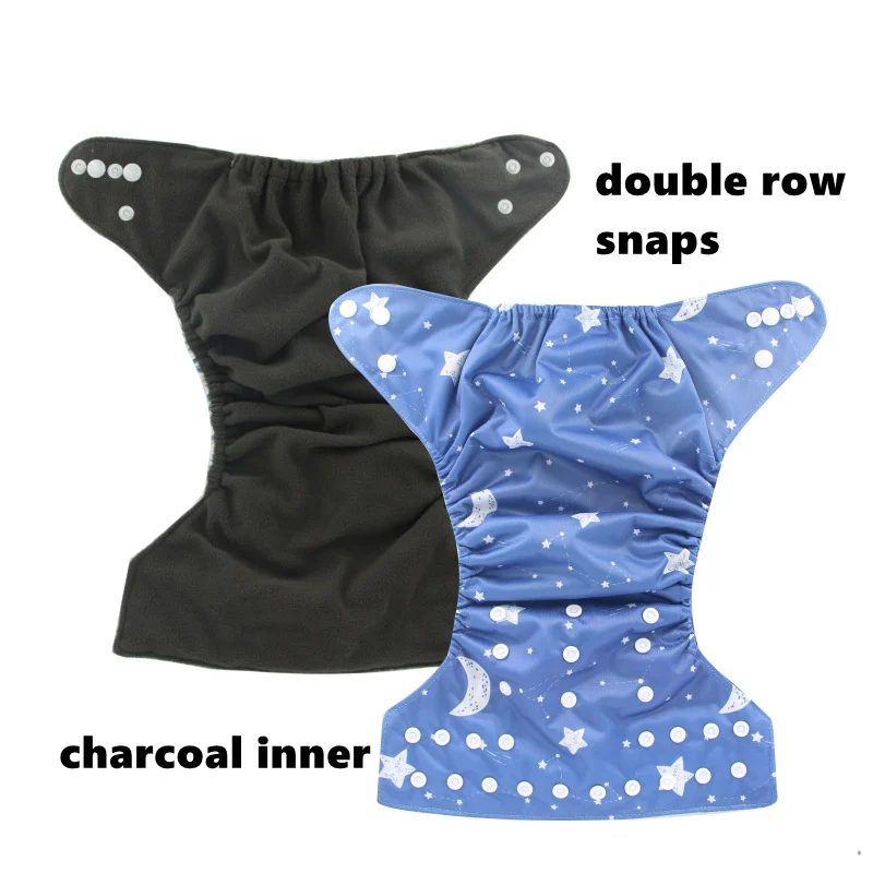 Floral Patterned Breathable Leak-proof Baby Diaper Covers Washable Cloth Diapers — image 6
