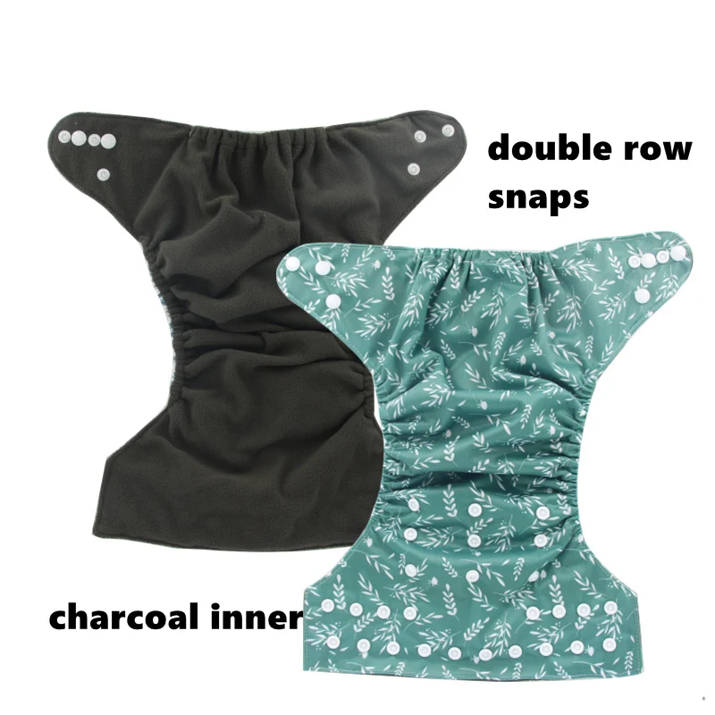 Floral Patterned Breathable Leak-proof Baby Diaper Covers Washable Cloth Diapers — image 5