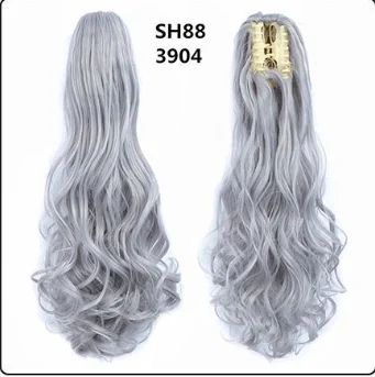 Fluffy Natural Lifelike Claw Clip Ponytail — image 19