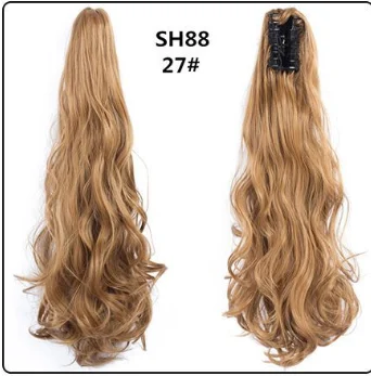 Fluffy Natural Lifelike Claw Clip Ponytail — image 11