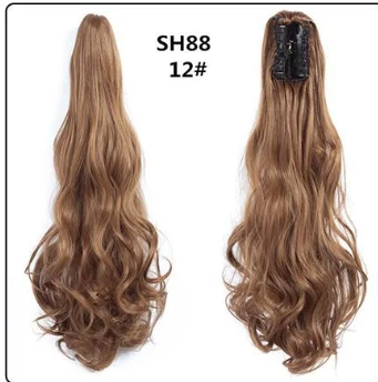 Fluffy Natural Lifelike Claw Clip Ponytail — image 7