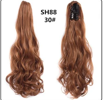 Fluffy Natural Lifelike Claw Clip Ponytail — image 13