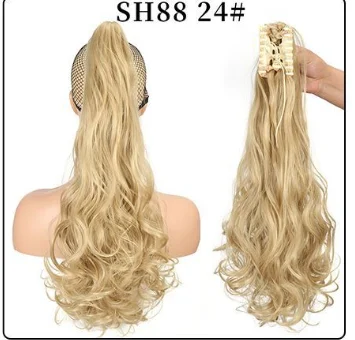 Fluffy Natural Lifelike Claw Clip Ponytail — image 10
