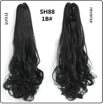 Fluffy Natural Lifelike Claw Clip Ponytail — image 16