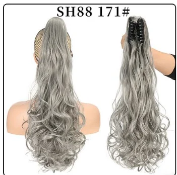 Fluffy Natural Lifelike Claw Clip Ponytail — image 15