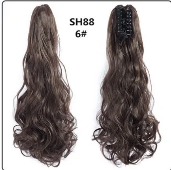 Fluffy Natural Lifelike Claw Clip Ponytail β image 1