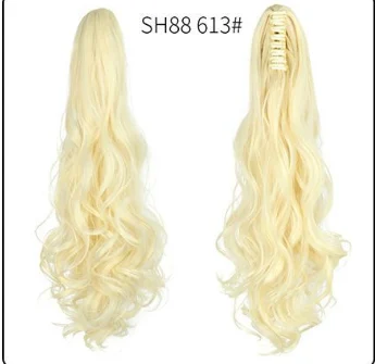 Fluffy Natural Lifelike Claw Clip Ponytail — image 6