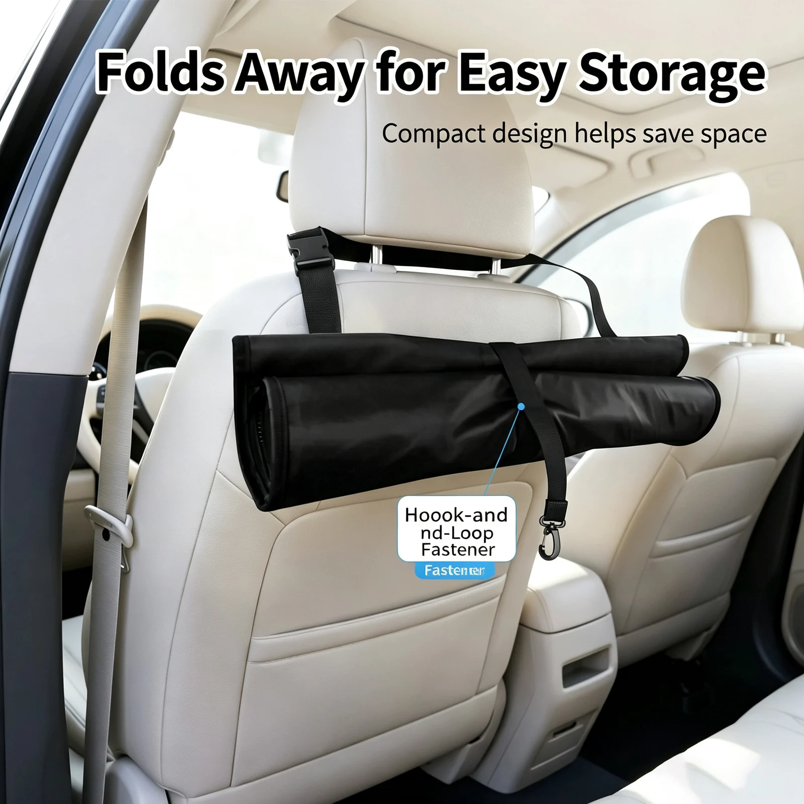 Foldable Car Pet Seat Carrier Waterproof Scratch Resistant Dog Cat Booster Portable… — image 6