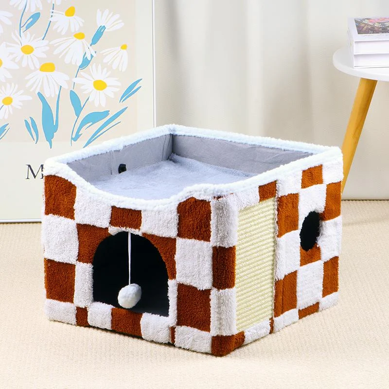 Foldable Cat Bed With Soft Plush For Warmth — image 5