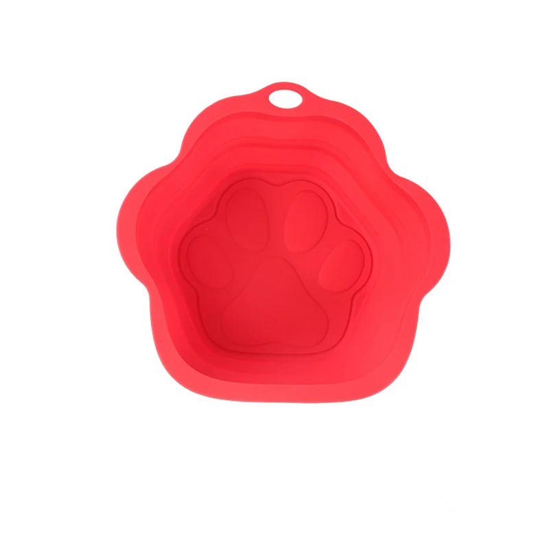 Foldable Silicone Dog Food Bowl For Pets — variant image
