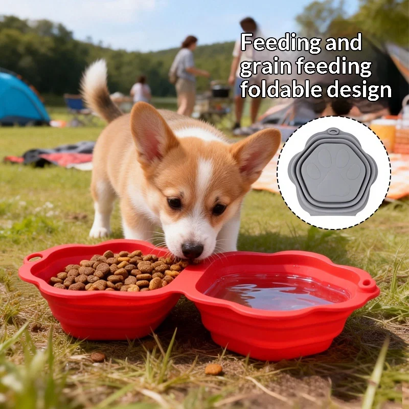 Foldable Silicone Dog Food Bowl For Pets — image 5