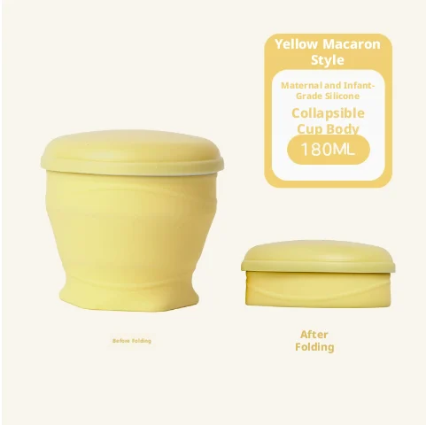 Folding Cup-yellow-1 Piece — image 1