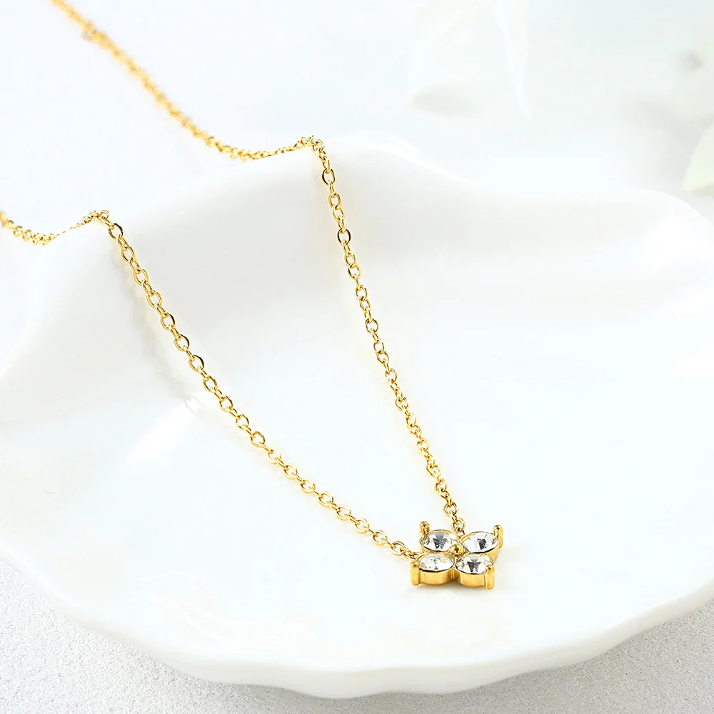 French Babys Breath Bracelet Necklace And Earrings Set — image 2