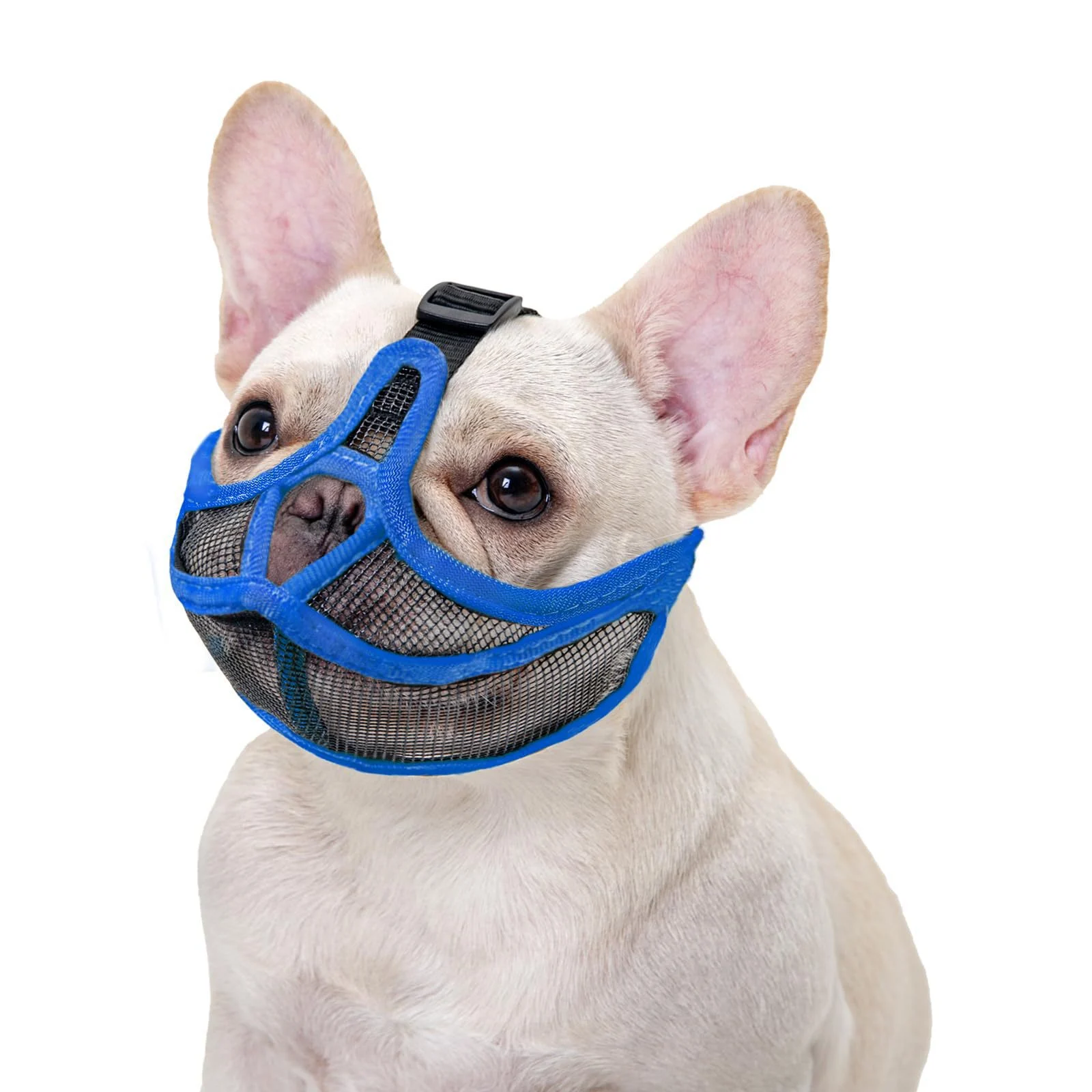 French Muzzle Anti-bite Short-snouted Breathable Pug Dog Face Mask Pet — image 4